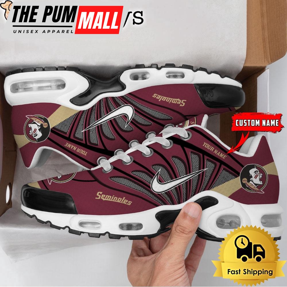 NCAA Florida State Seminoles Sport Football Logo Custom Air Max Plus Shoes