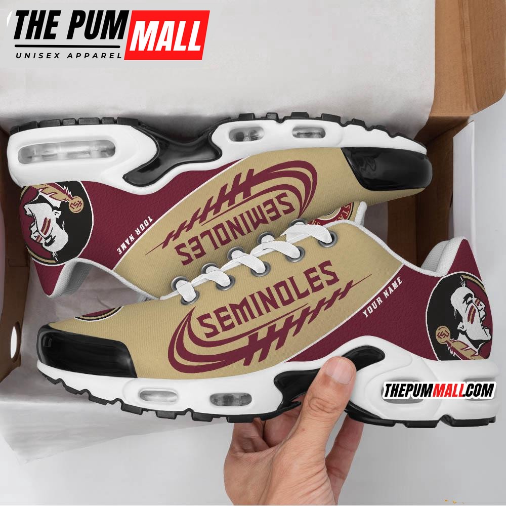 NCAA Florida State Seminoles Sport Team Custom Air Max Plus Shoes