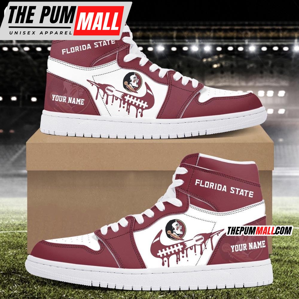 NCAA Florida State Seminoles Sport Team Personalized Air Jd 1 Hightop Shoes
