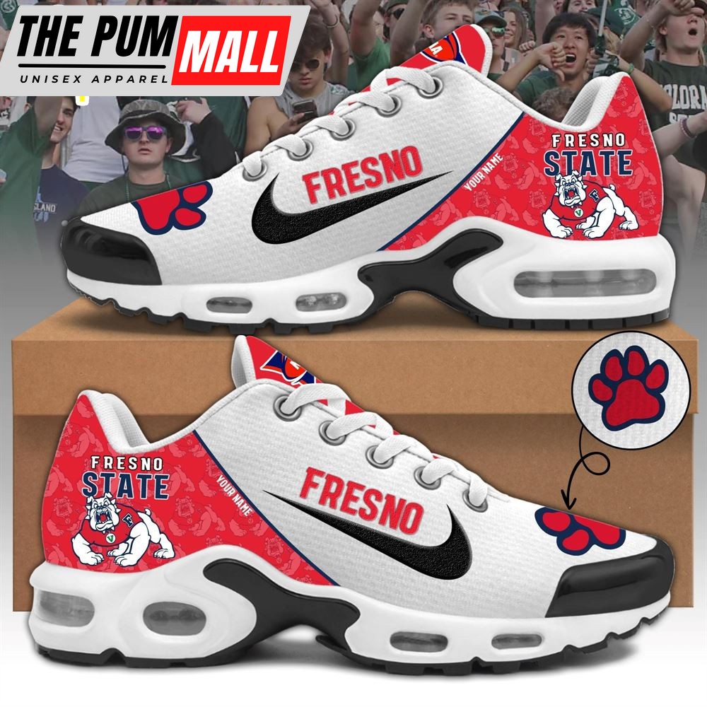 NCAA Fresno State Bulldogs Custom Name TN Shoes