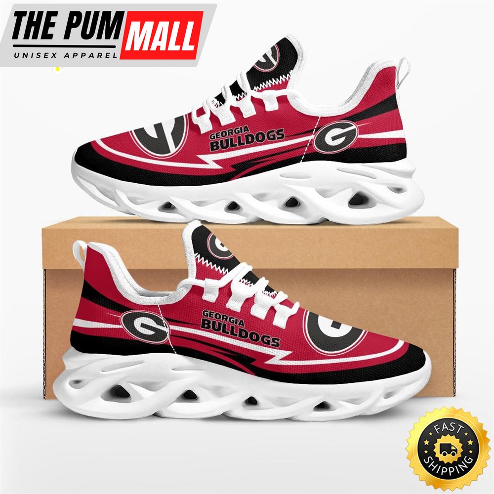 NCAA Georgia Bulldogs Are Coming Curves Max Soul Shoes