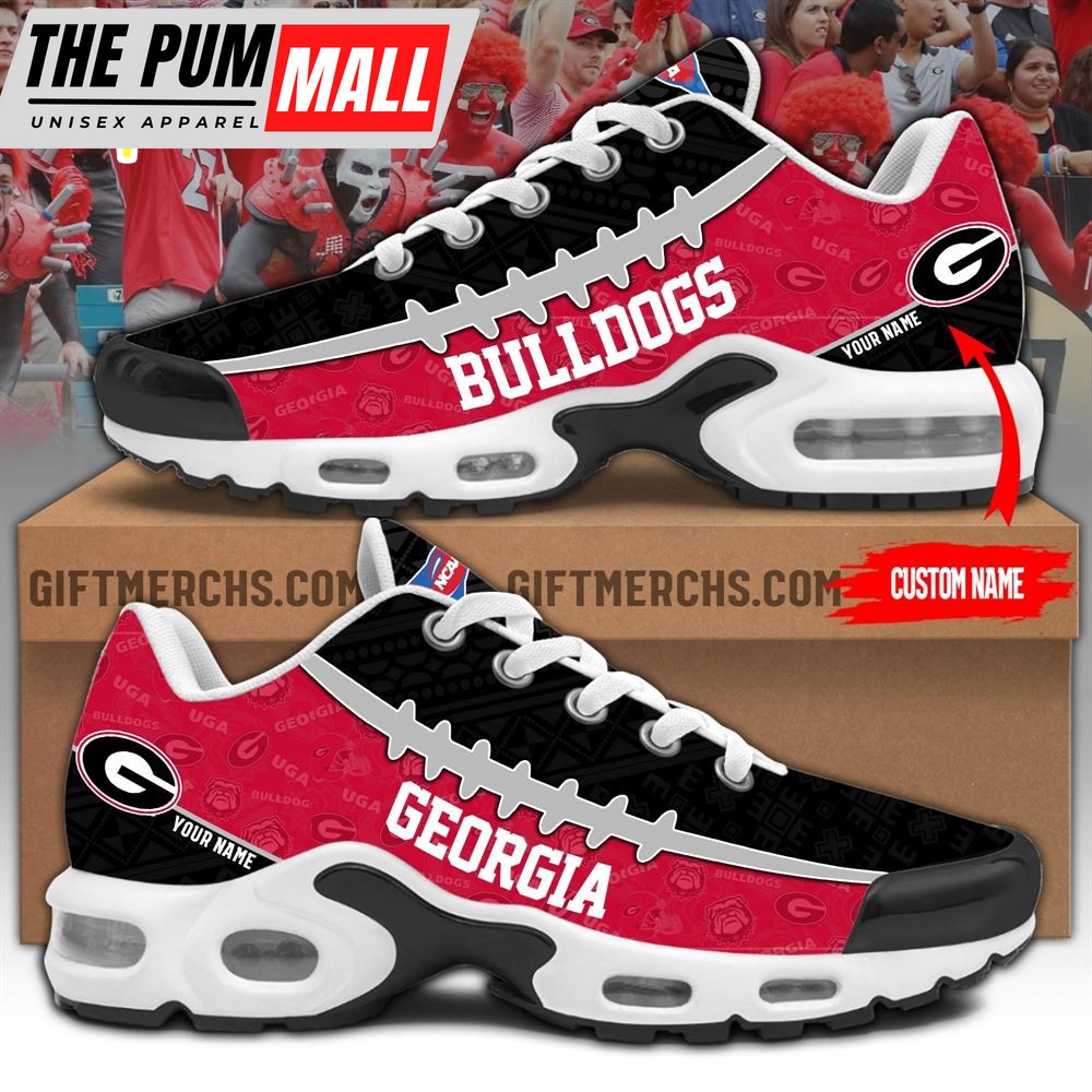 NCAA Georgia Bulldogs Custom Name TN Shoes