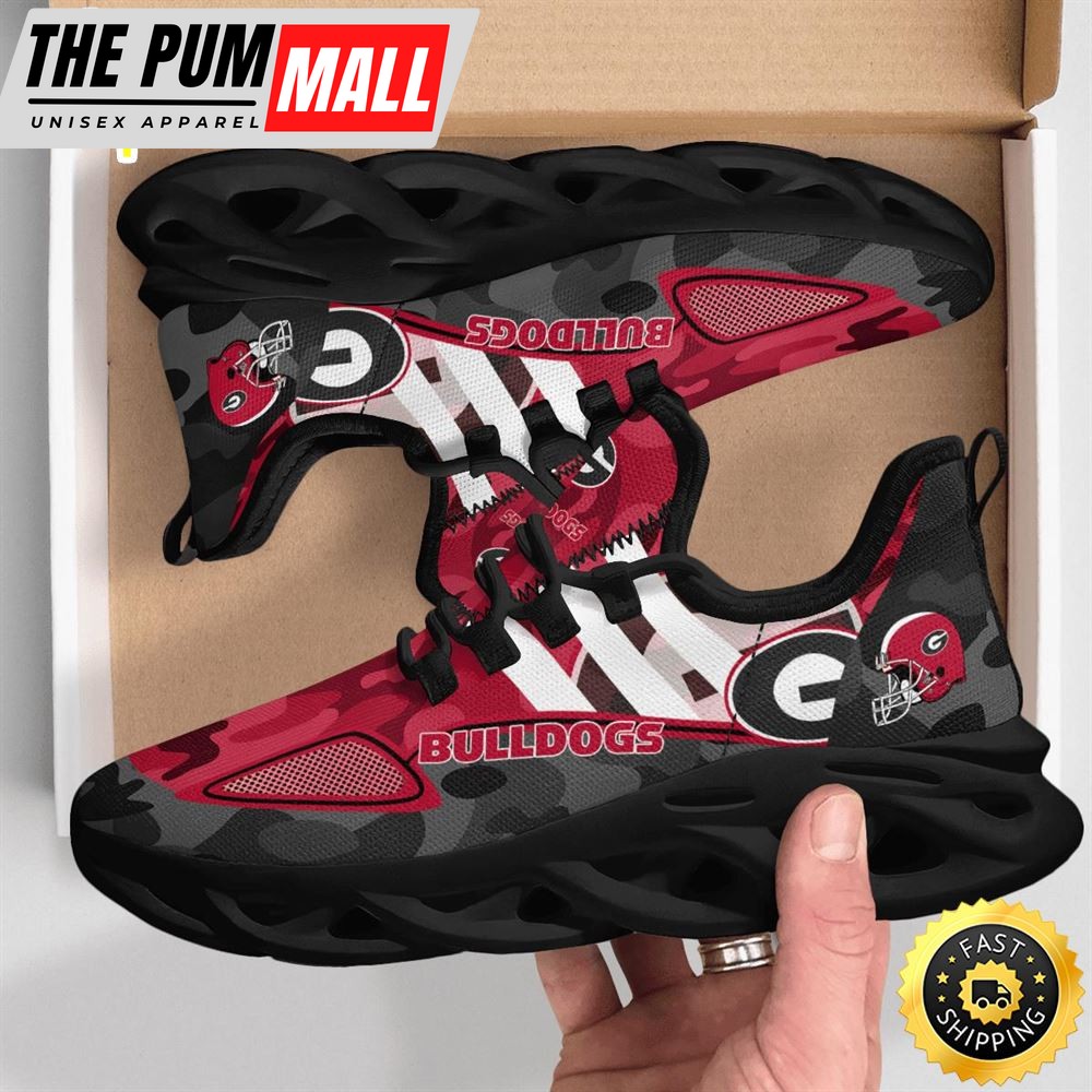 NCAA Georgia Bulldogs Military Camouflage M Soul Shoes