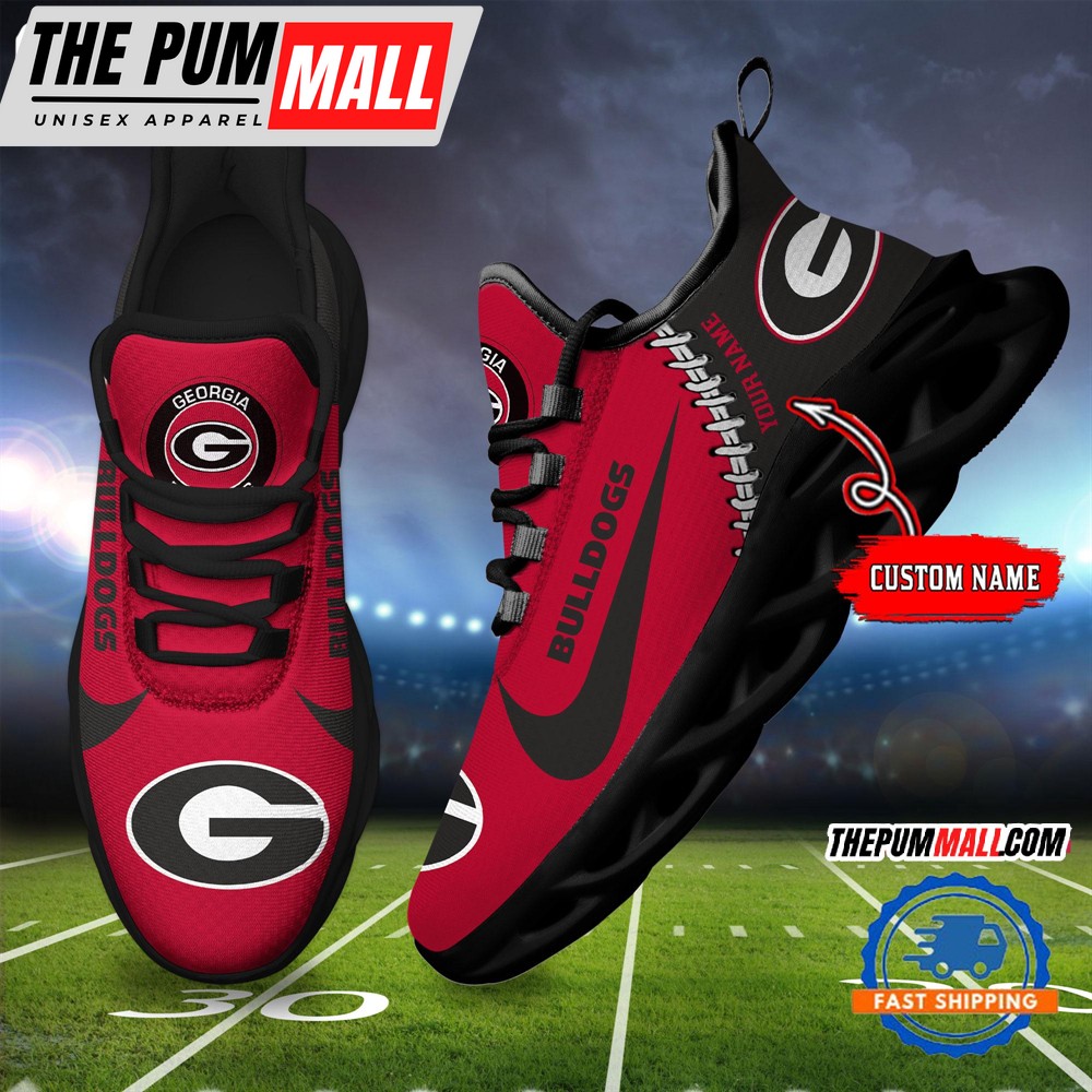 NCAA Georgia Bulldogs New Season Design Max Soul Shoes Sport Sneaker