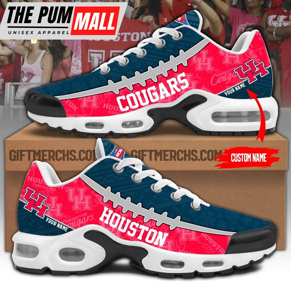 NCAA Houston Cougars Custom Name TN Shoes
