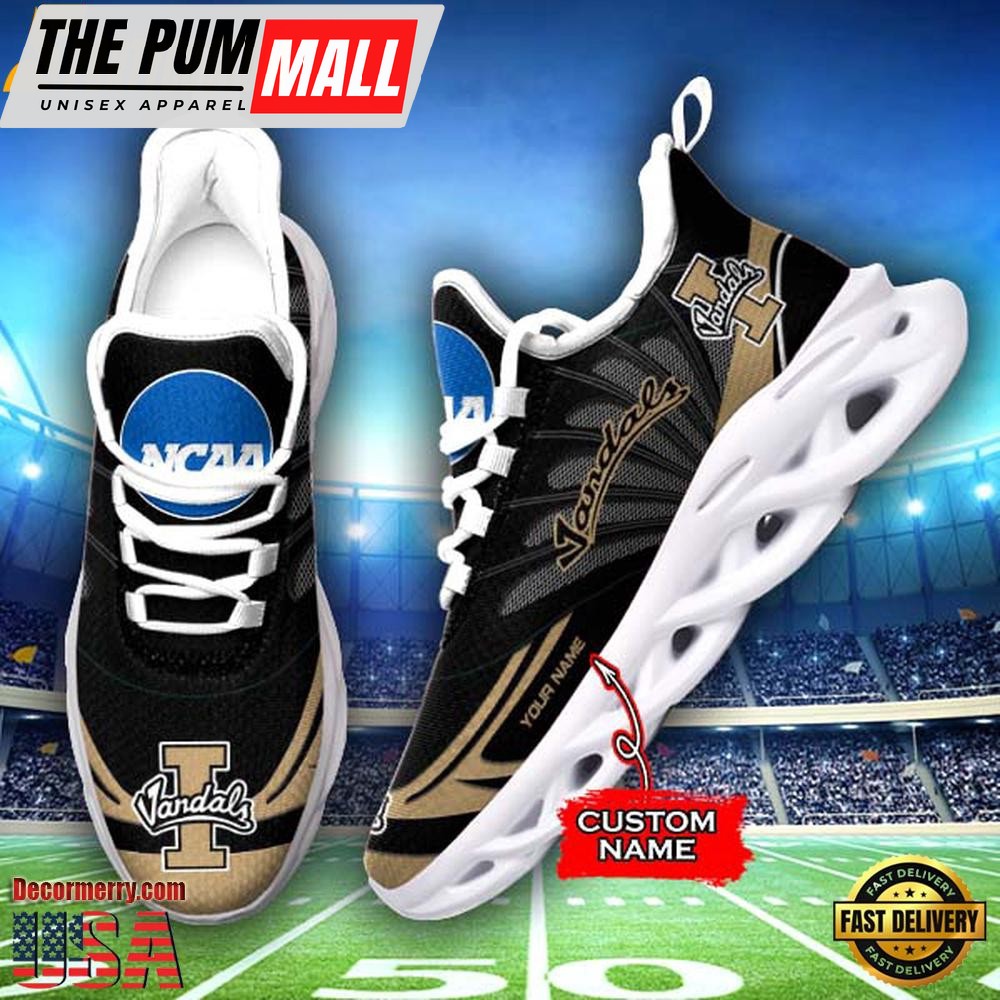 NCAA Idaho Vandals Custom Name Design Max Soul Shoes Sneakers