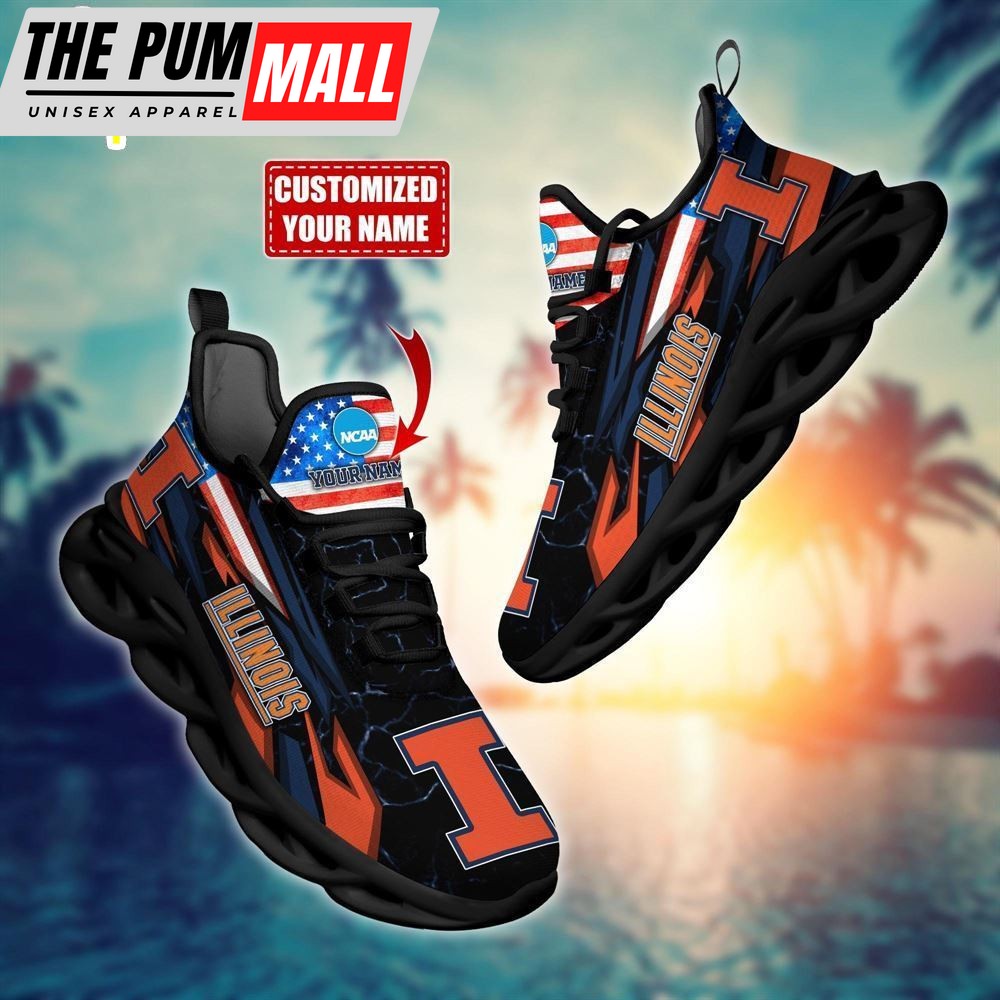 NCAA Illinois Fighting Illini Customized Cap Hot Trending. Gift For Fan