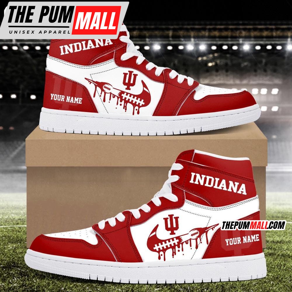 NCAA Indiana Hoosiers Sport Team Personalized Air Jd 1 Hightop Shoes
