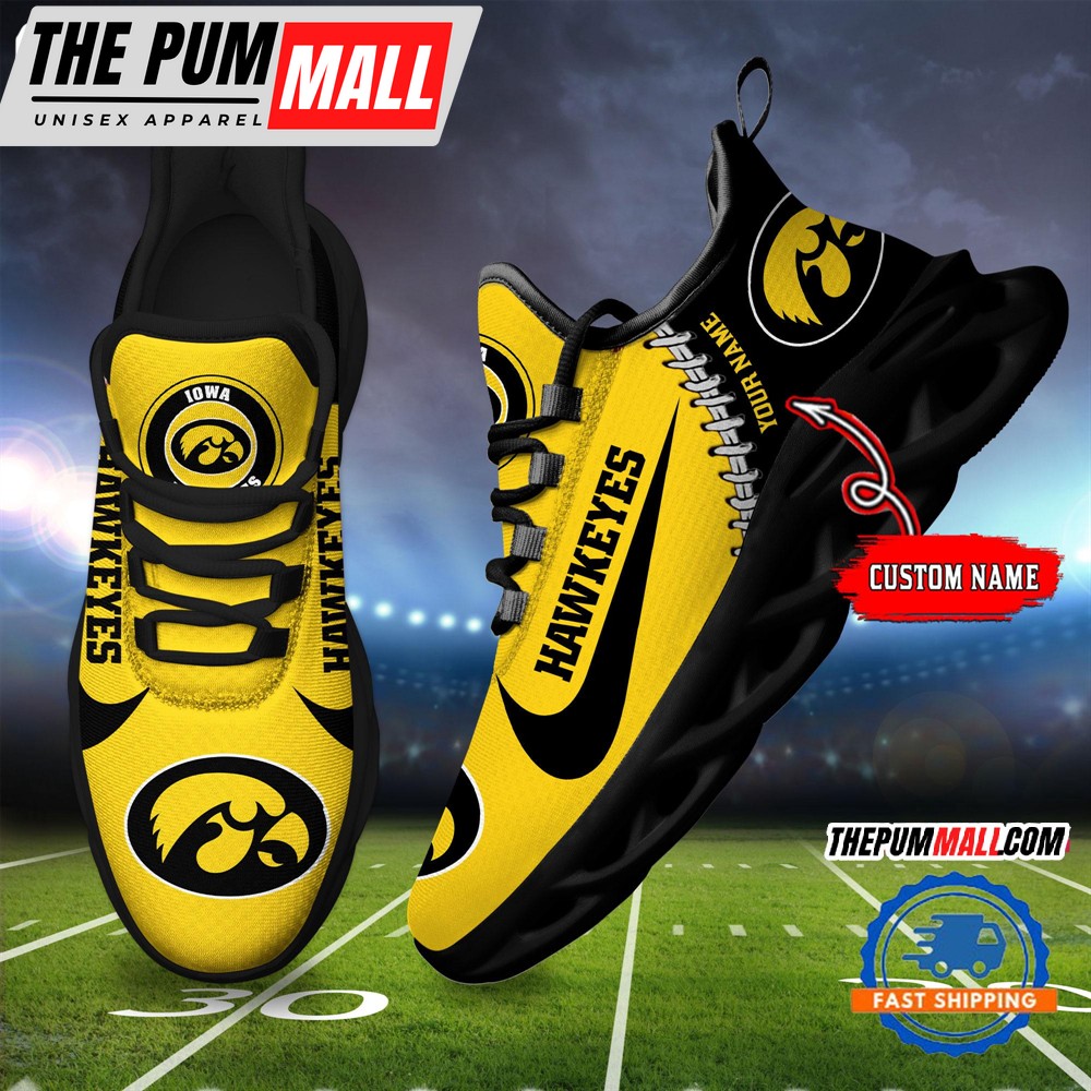 NCAA Iowa Hawkeyes New Season Design Max Soul Shoes Sport Sneaker