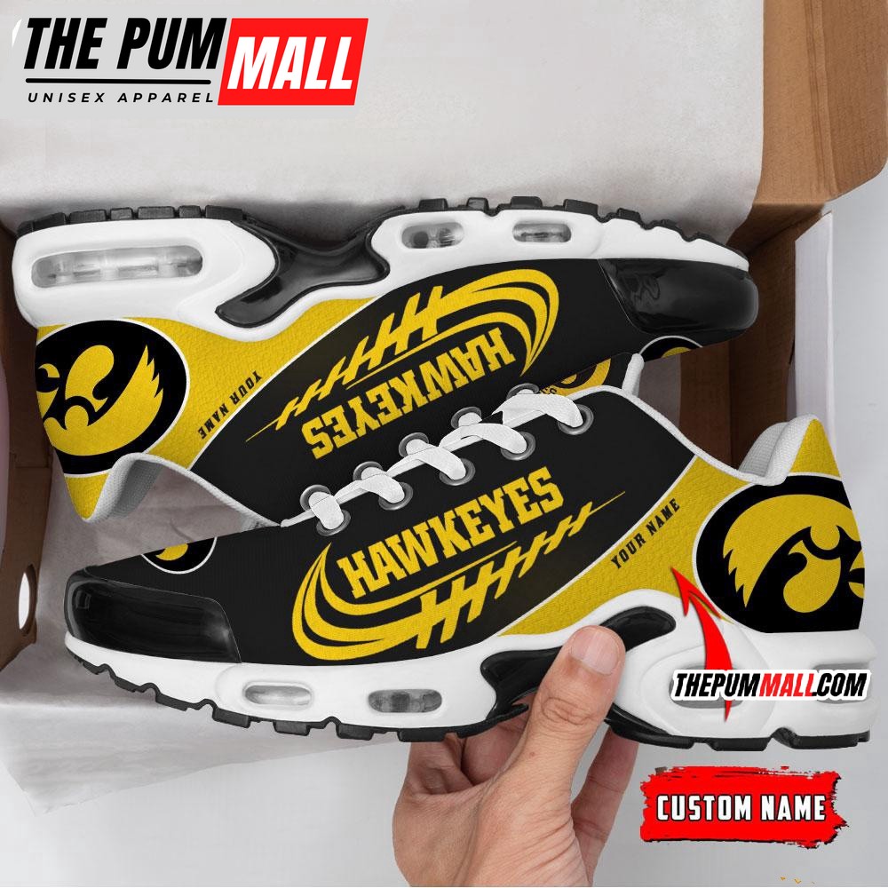 NCAA Iowa Hawkeyes Sport Team Custom Air Max Plus Shoes