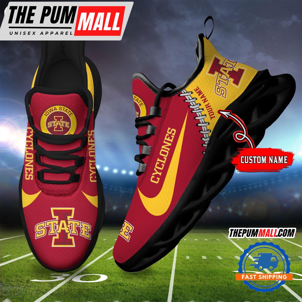 NCAA Iowa State Cyclones New Season Design Max Soul Shoes Sport Sneaker