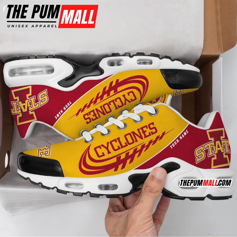 NCAA Iowa State Cyclones Sport Team Custom Air Max Plus Shoes