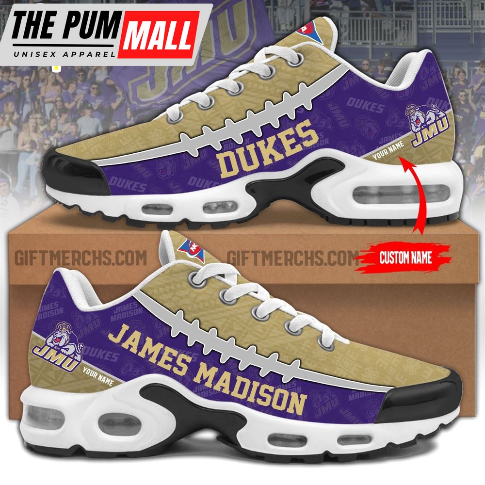 NCAA James Madison Dukes Custom Name TN Shoes