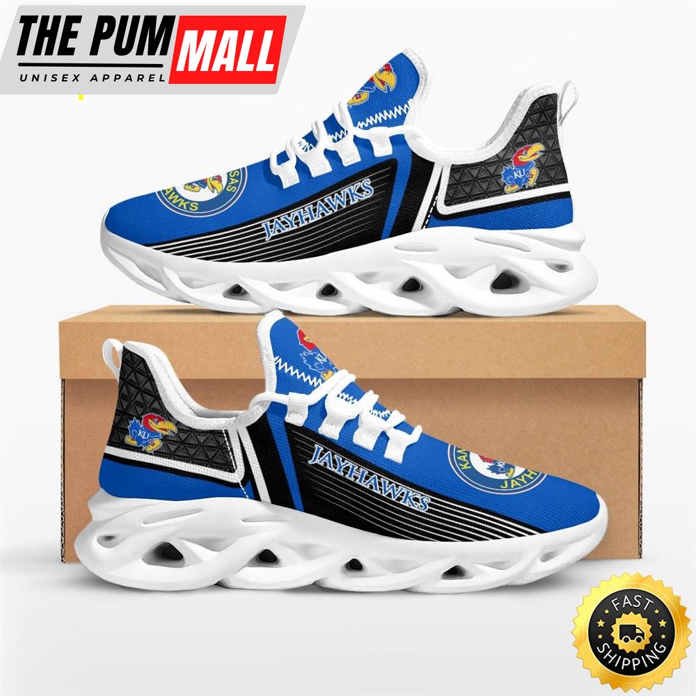 NCAA Kansas Jayhawks #1 Fan M Soul Shoes Limited Edition