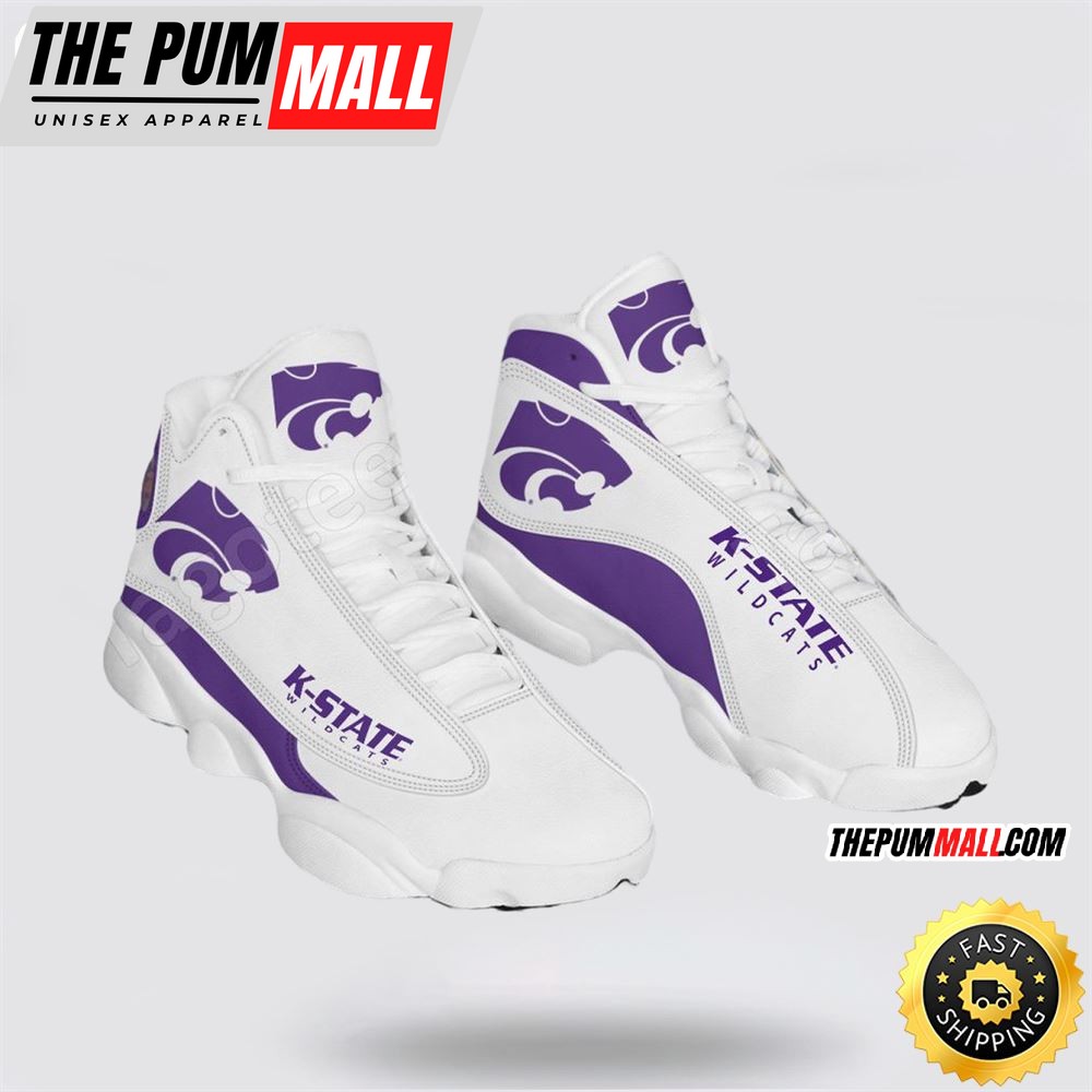 NCAA Kansas State Wildcats Air Jd 13 Printed Logo JD 13