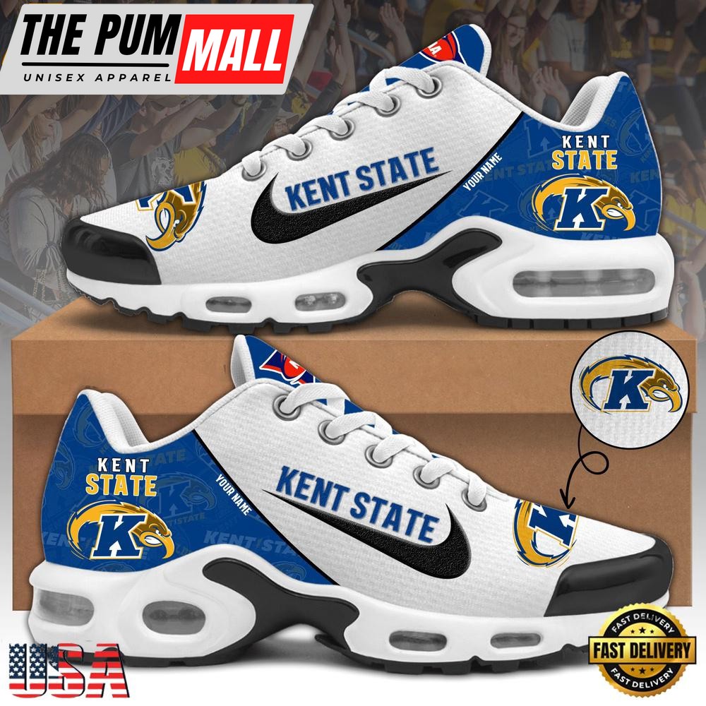 NCAA Kent State Football Mascot Symbol Custom Name New Design Air Max Plus Shoes