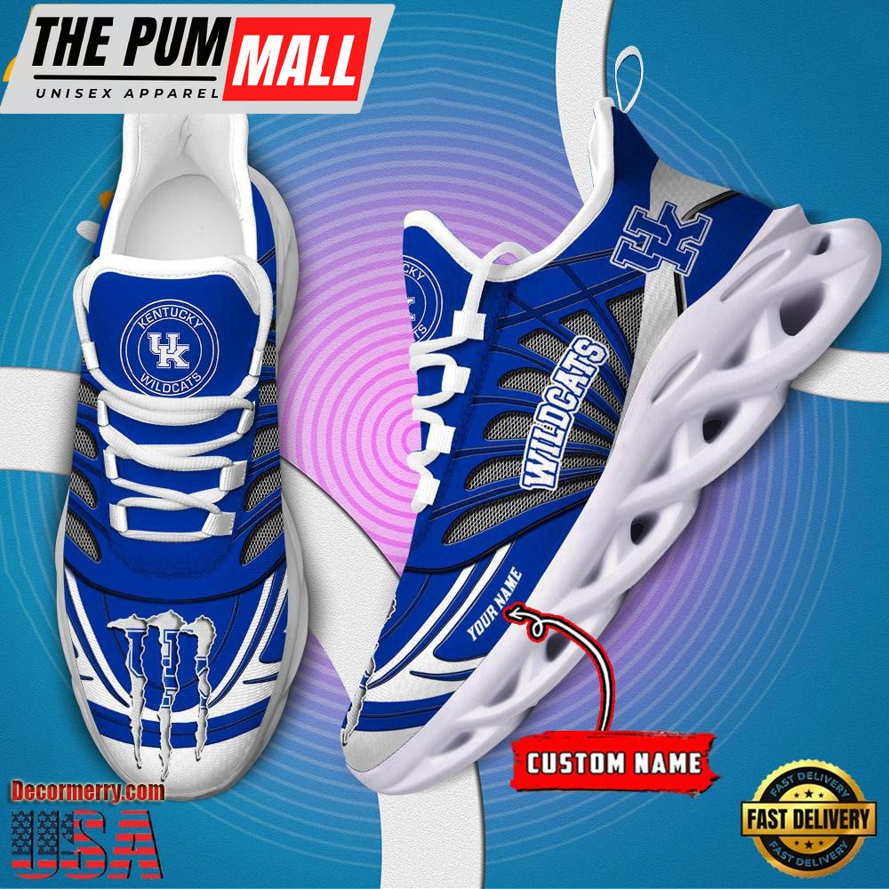 NCAA Kentucky Wildcats Custom Name Design Max Soul Shoes Sneaker