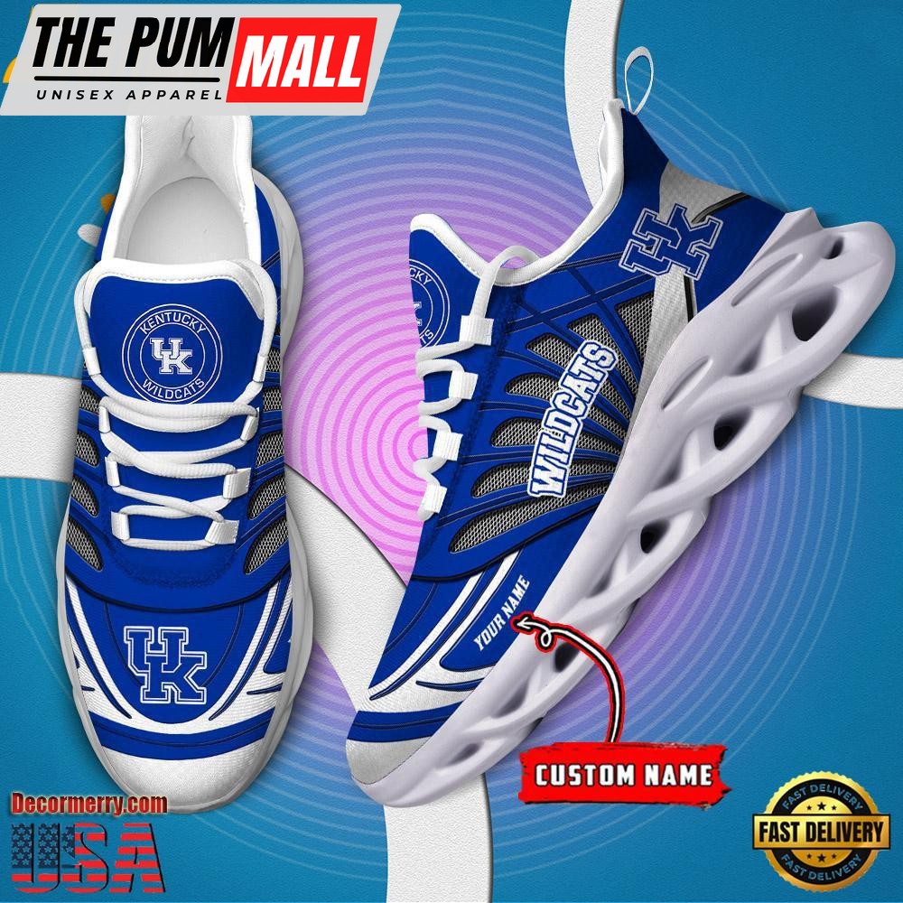 NCAA Kentucky Wildcats Custom Name Design Max Soul Shoes Sneaker
