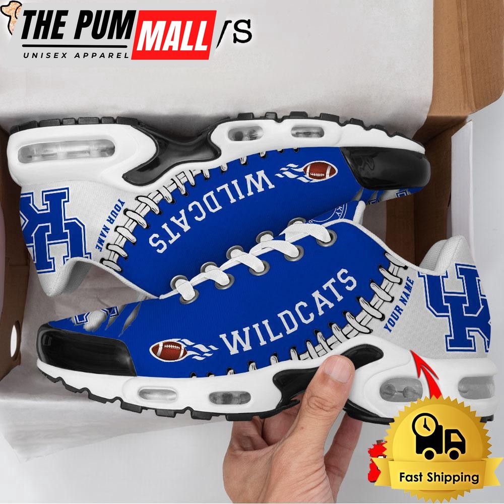NCAA Kentucky Wildcats Football Custom Air Max Plus Shoes