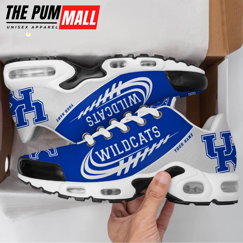 NCAA Kentucky Wildcats Football Custom Sport Max Plus Shoes