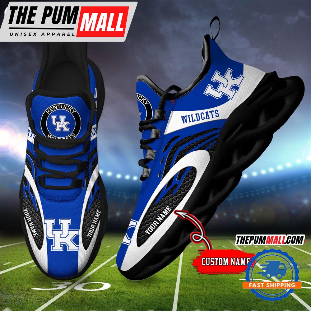 NCAA Kentucky Wildcats Sport Team New Design Max Soul Shoes Sneaker