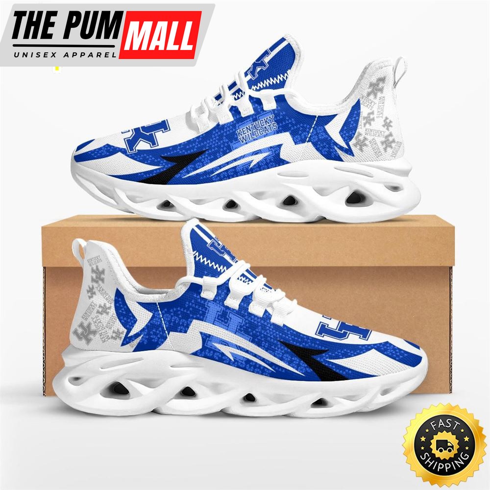 NCAA Kentucky Wildcats Symbol Geometric Pattern Max Soul Shoes