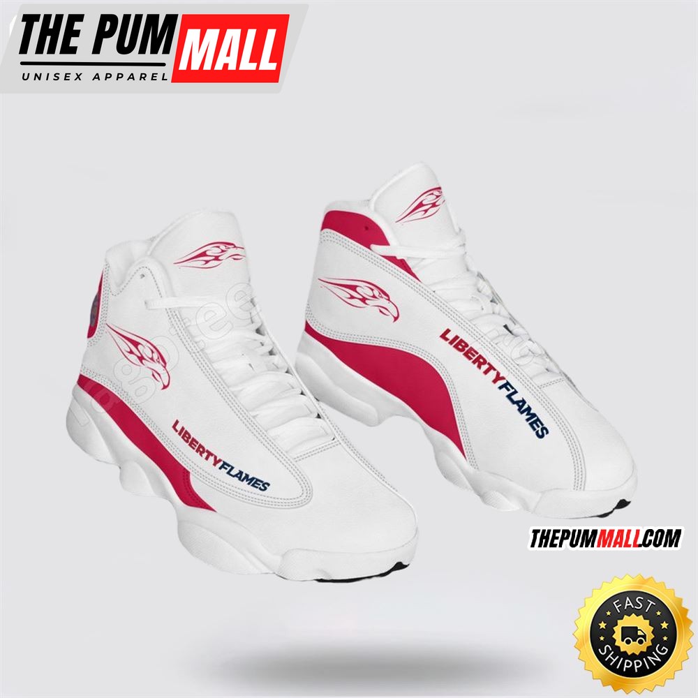 NCAA Liberty Flames Air Jd 13 Printed Logo JD 13