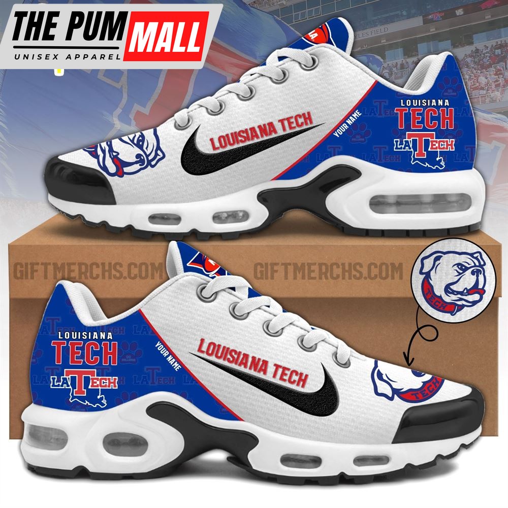 NCAA Louisiana Tech Bulldogs Custom Name TN Shoes