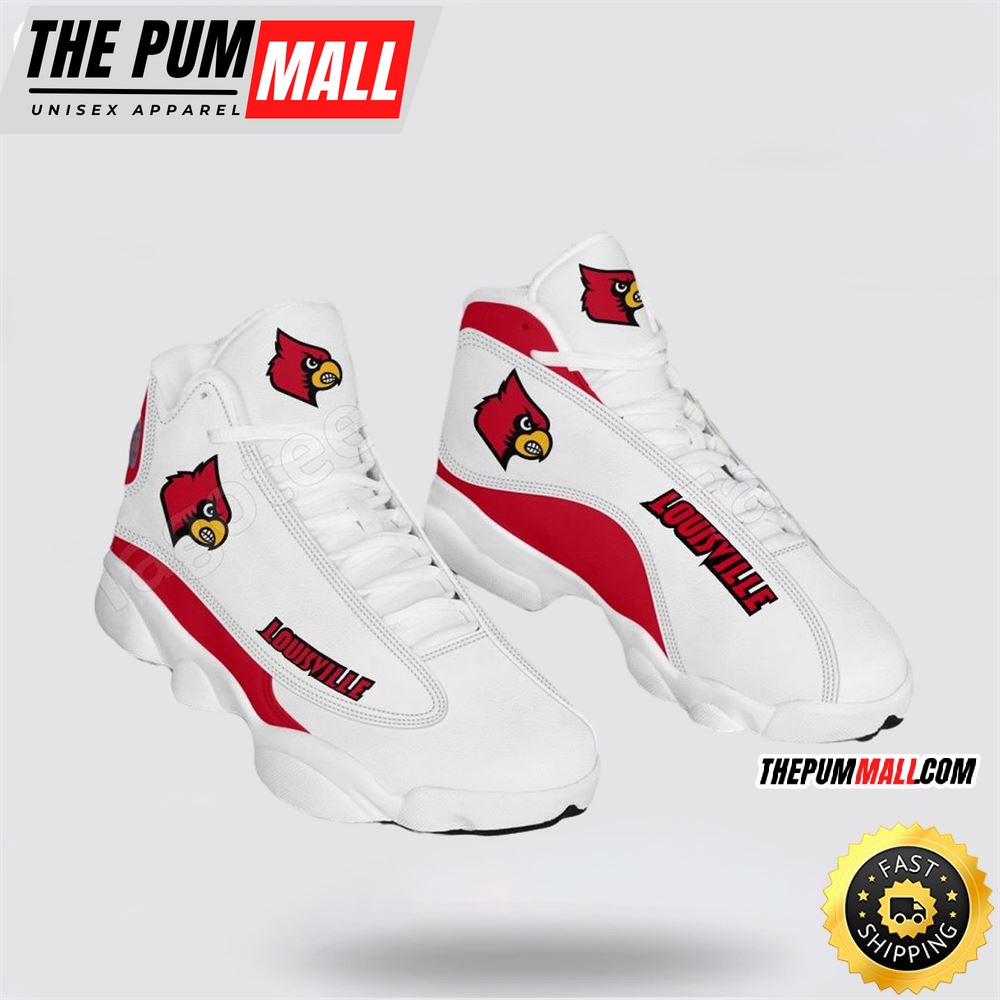 NCAA Louisville Air Jd 13 Printed Logo JD 13
