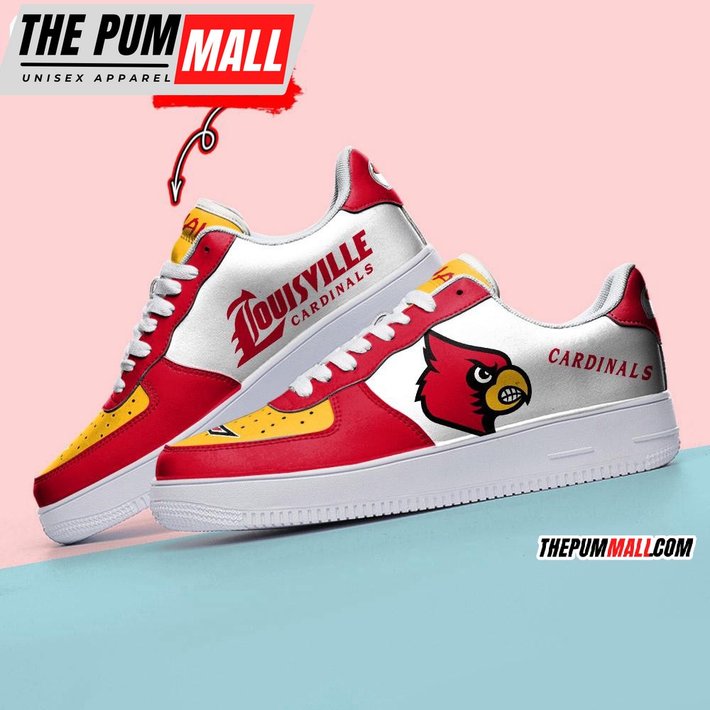 NCAA Louisville Cardinals Sporty Air Force 1 Shoes Sneaker