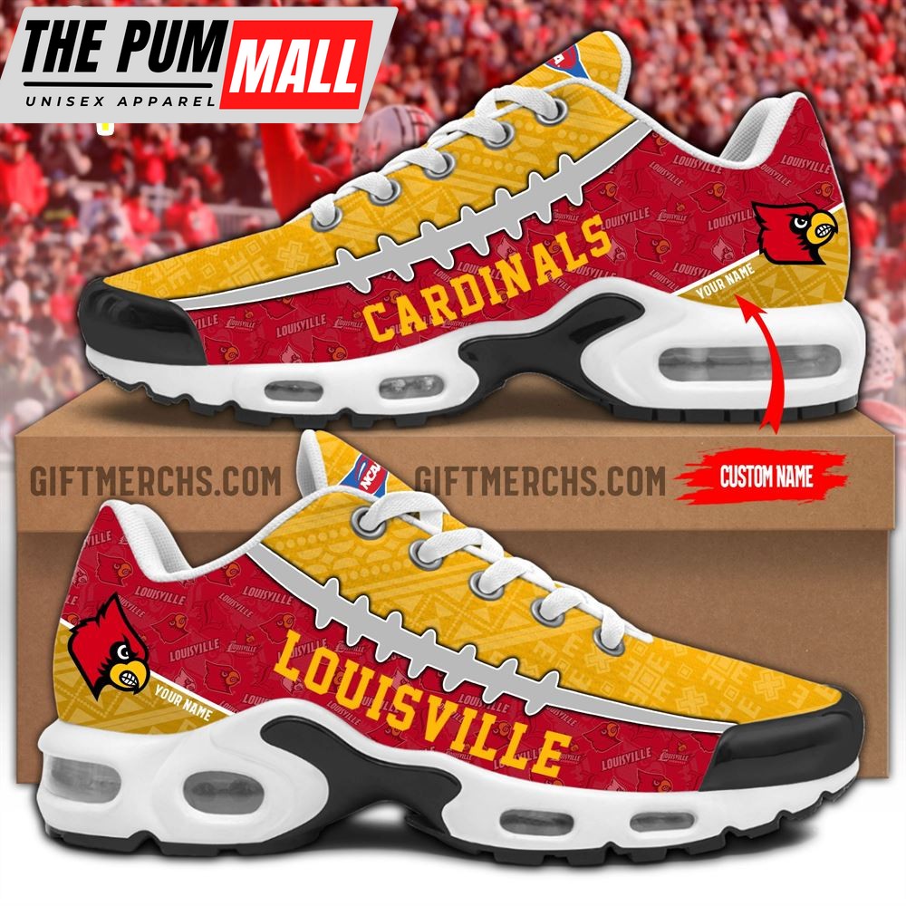 NCAA Louisville Custom Name TN Shoes