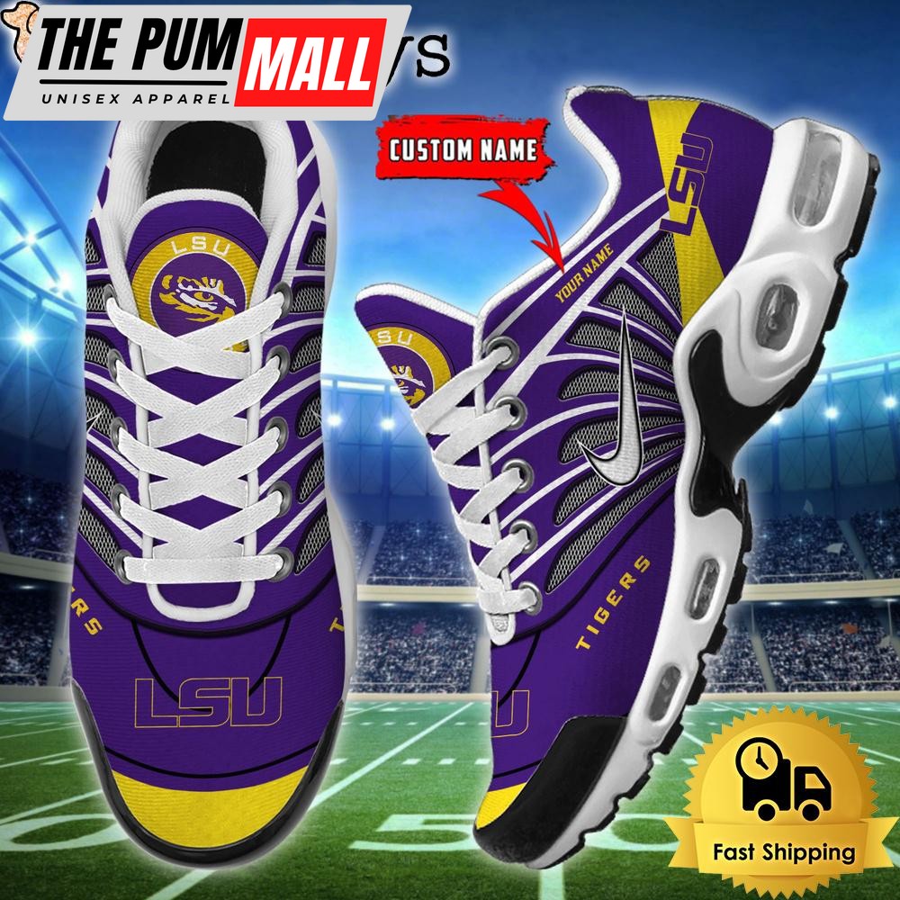 ncaa-lsu-tigers-sport-football-logo-custom-air-max-plus-shoes-y0gk0taq NCAA LSU Tigers Sport Football Logo Custom Air Max Plus Shoes