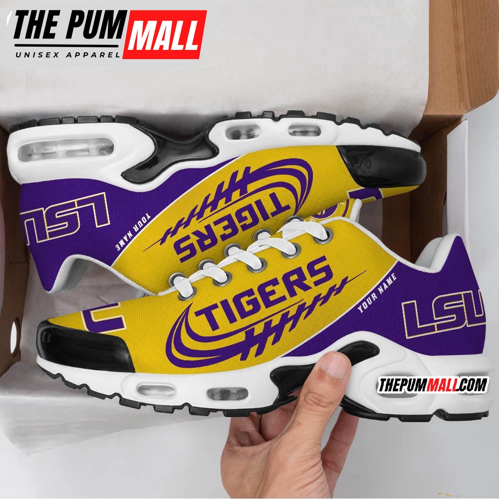 NCAA LSU Tigers Sport Team Custom Air Max Plus Shoes