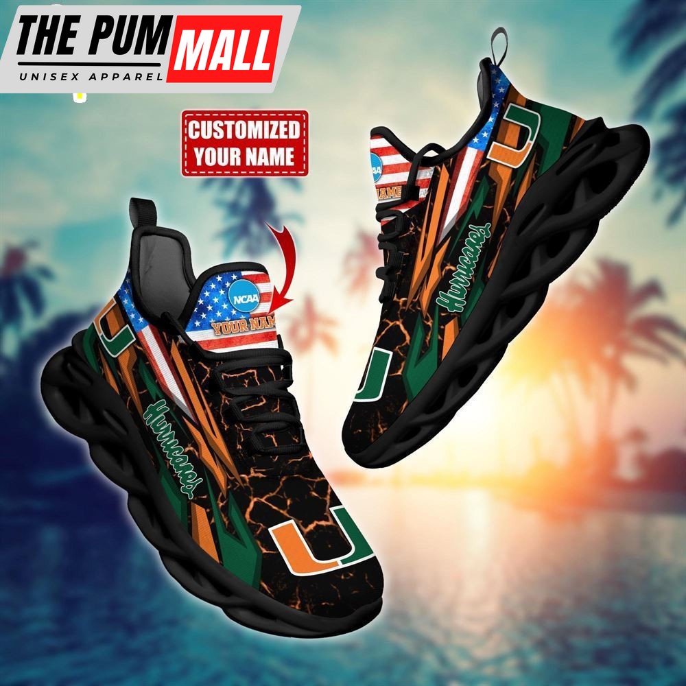 NCAA Miami Hurricanes Customized Cap Hot Trending. Gift For Fan