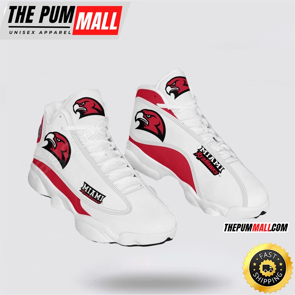NCAA Miami (Oh) Air Jd 13 Printed Logo JD 13