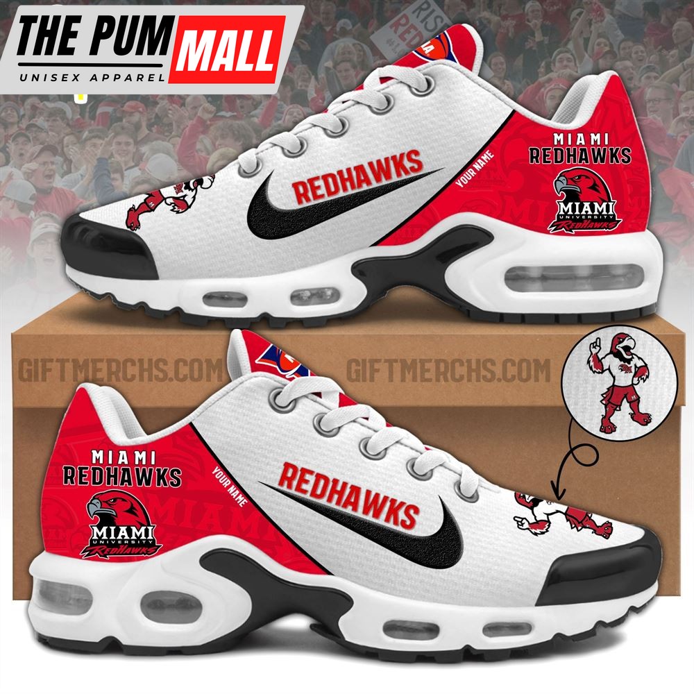 NCAA Miami Redhawks Custom Name TN Shoes
