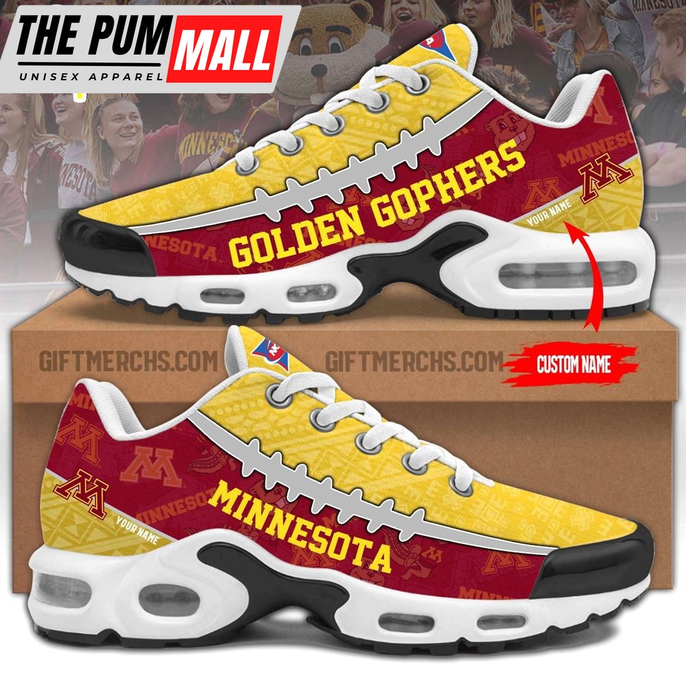 NCAA Minnesota Golden Gophers Custom Name TN Shoes