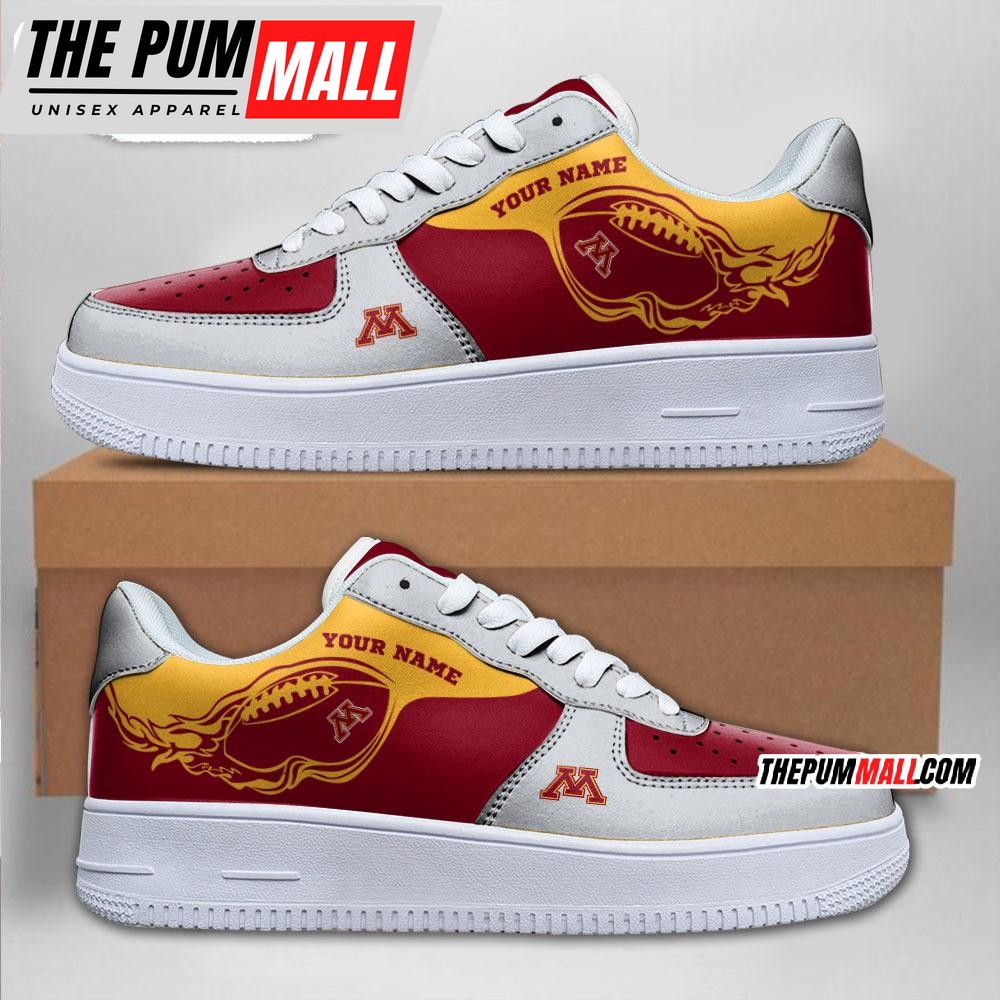 NCAA Minnesota Golden Gophers Sporty Air Force 1 Shoes Sneaker