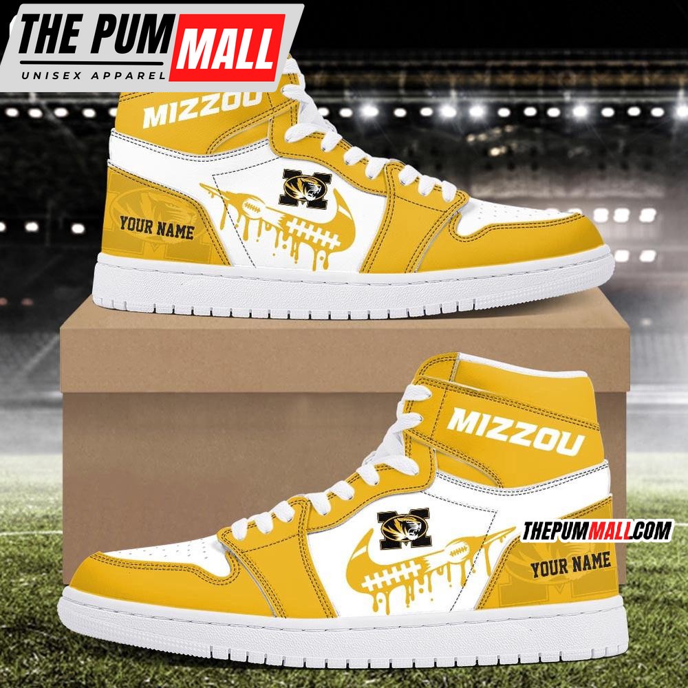 NCAA Missouri Tigers Sport Team Personalized Air Jd 1 Hightop Shoes