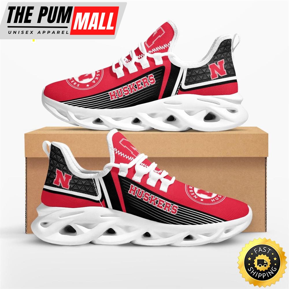 NCAA Nebraska Cornhuskers #1 Fan M Soul Shoes Limited Edition