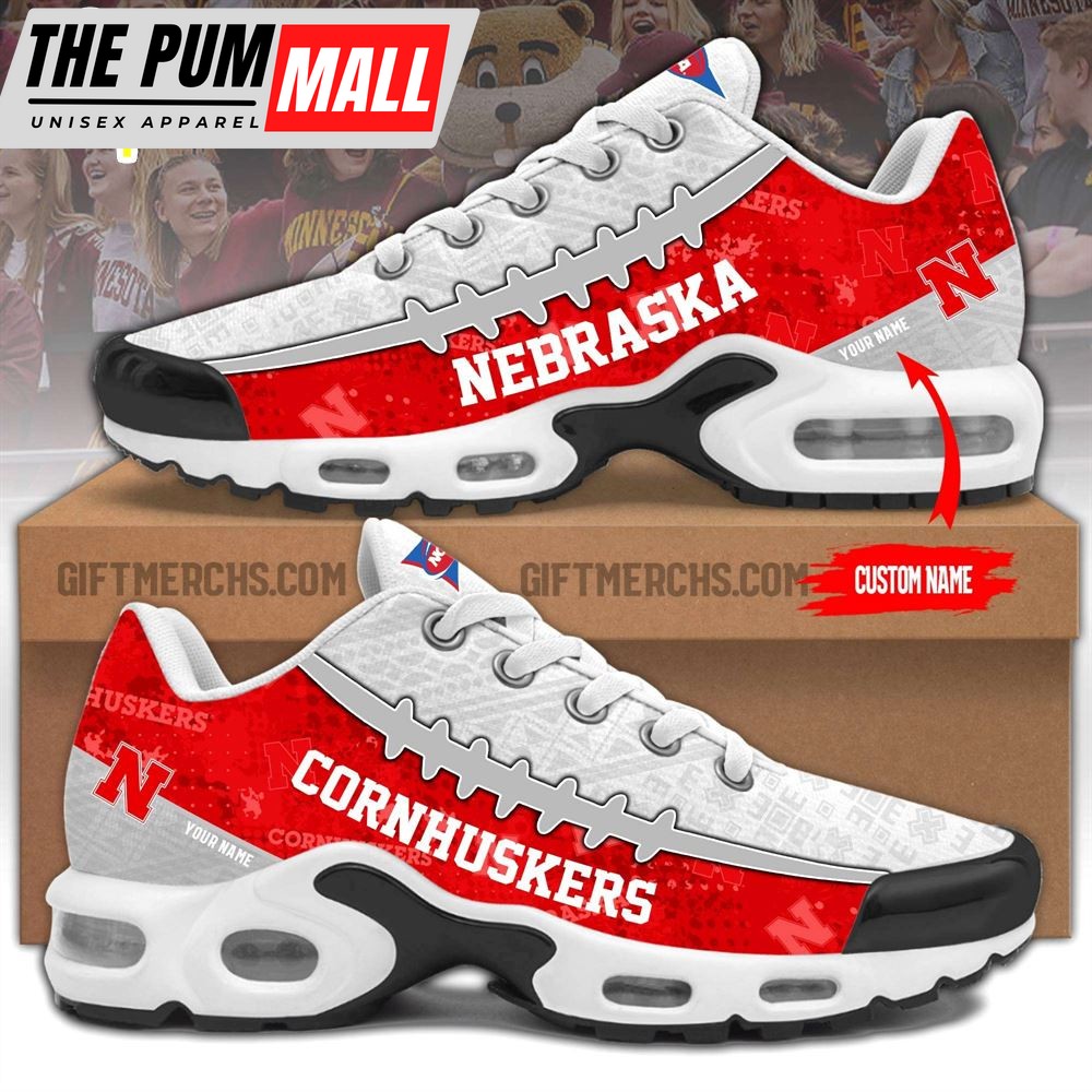 NCAA Nebraska Cornhuskers Custom Name TN Shoes