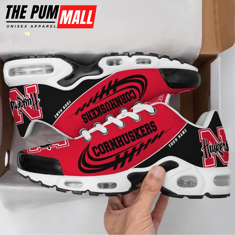 NCAA Nebraska Cornhuskers Football Custom Sport Max Plus Shoes