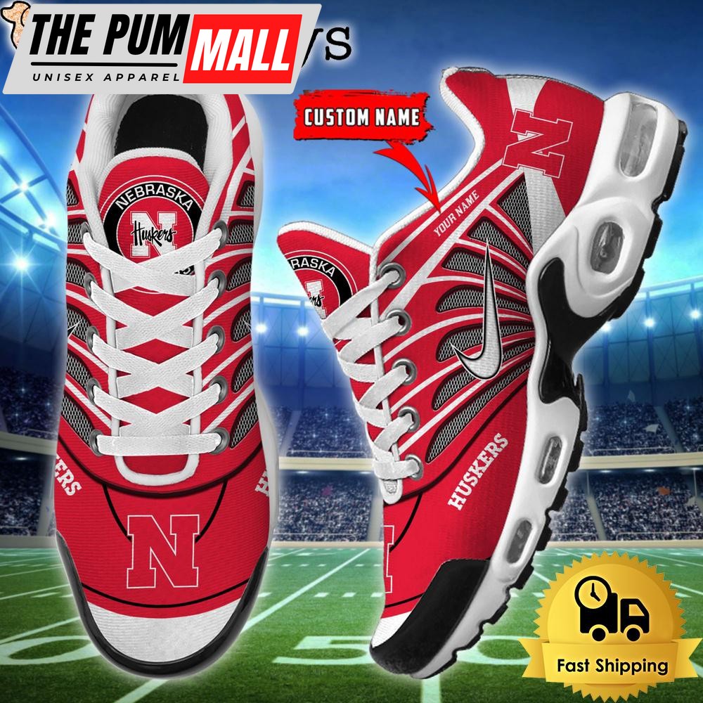 ncaa-nebraska-cornhuskers-sport-football-logo-custom-air-max-plus-shoes-kljpgphi NCAA Nebraska Cornhuskers Sport Football Logo Custom Air Max Plus Shoes