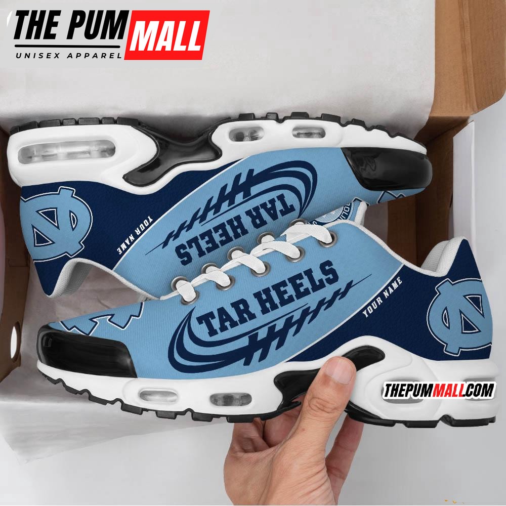 NCAA North Carolina Tar Heels Sport Team Custom Air Max Plus Shoes