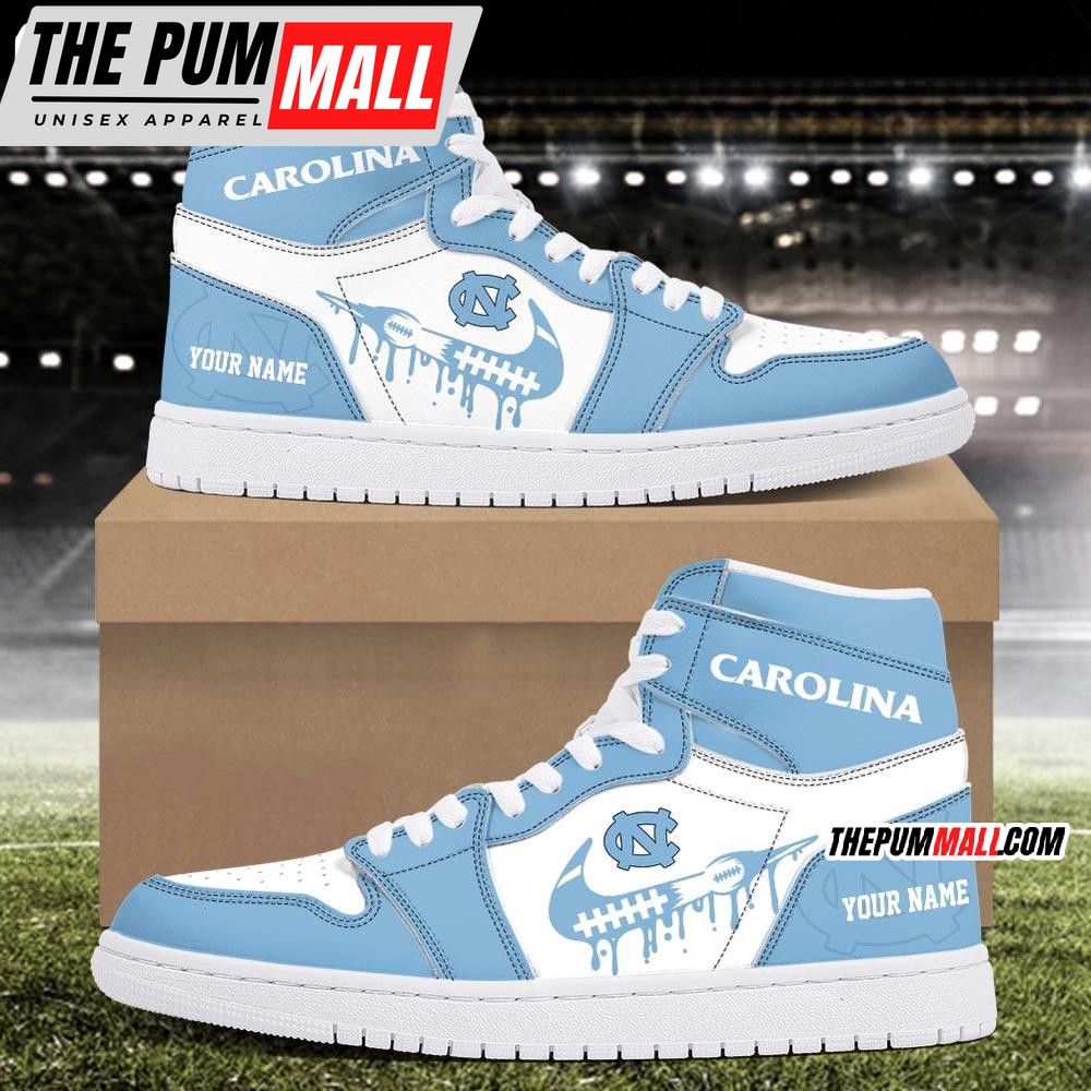 NCAA North Carolina Tar Heels Sport Team Personalized Air Jd 1 Hightop Shoes