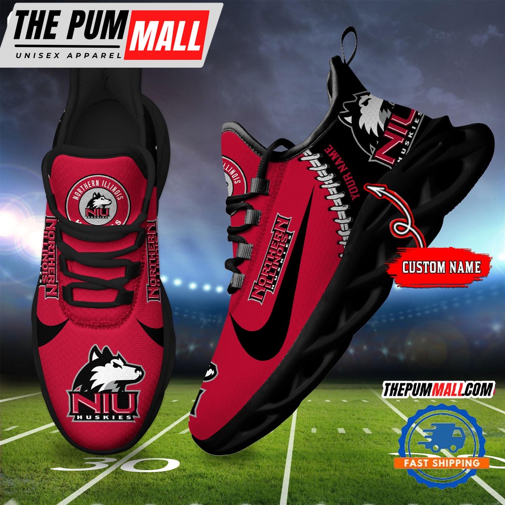 NCAA Northern Illinois Huskies New Season Design Max Soul Shoes Sport Sneaker