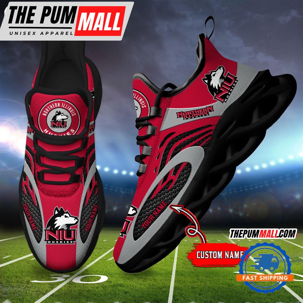 NCAA Northern Illinois Huskies Sport Team New Design Max Soul Shoes Sneaker