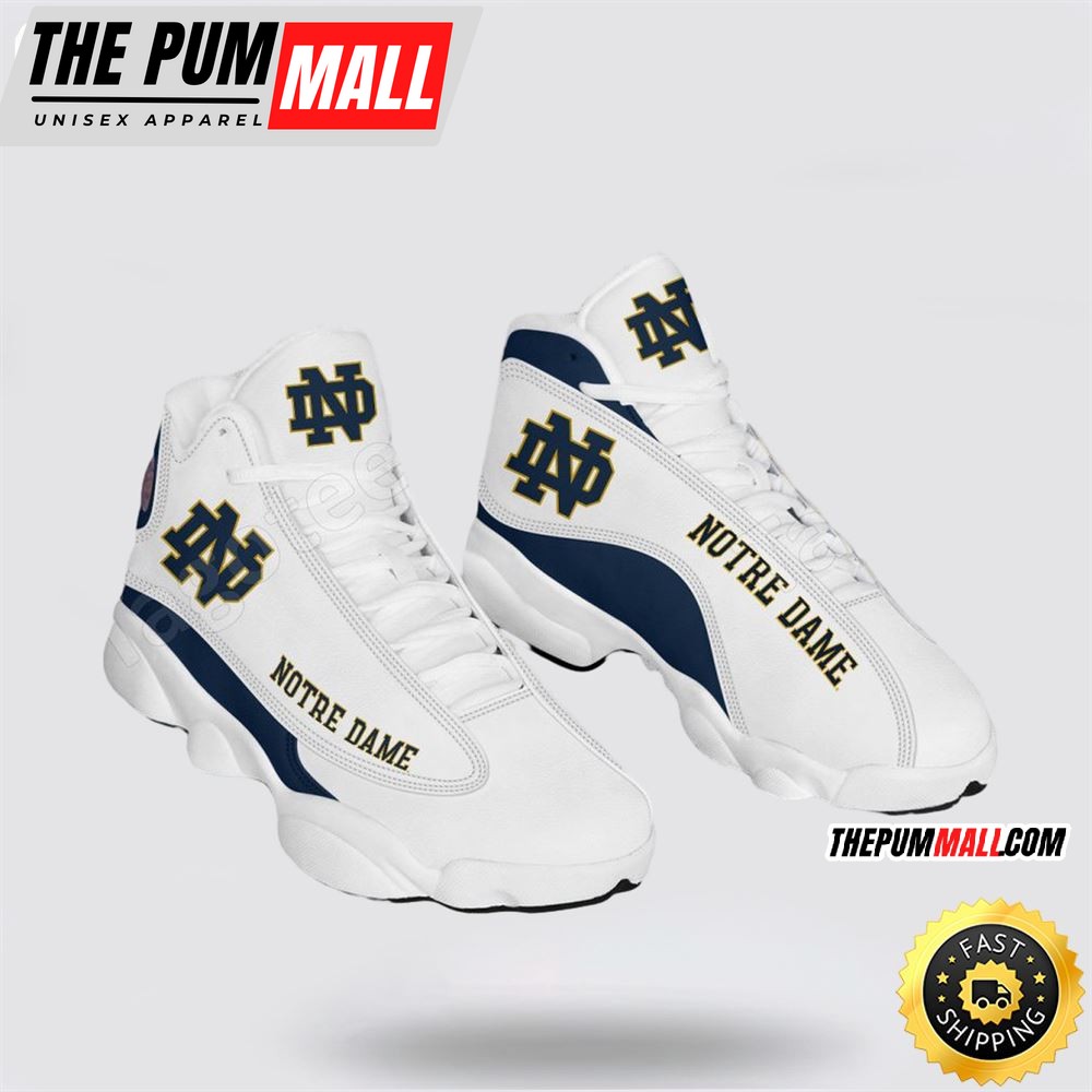 NCAA Notre Dame Air Jd 13 Printed Logo JD 13