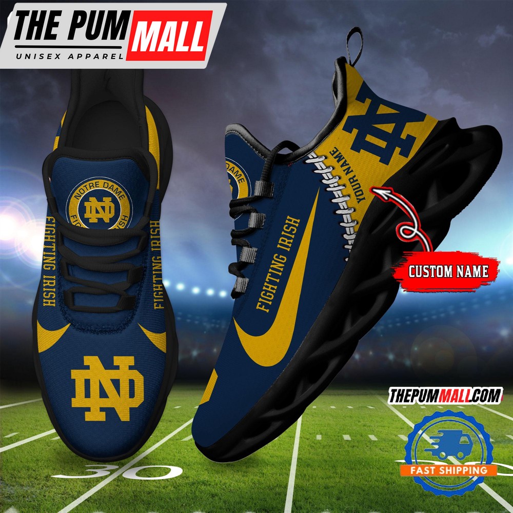 NCAA Notre Dame Fighting Irish New Season Design Max Soul Shoes Sport Sneaker