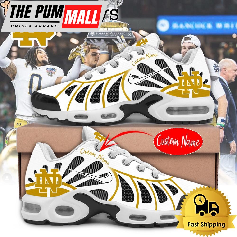 NCAA Notre Dame Fighting Irish Sugar Bowl Champion Custom Air Max Plus Shoes